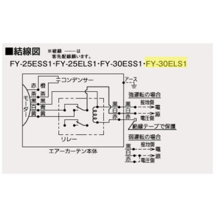 TG414☆展示品☆パナソニック☆エアーカーテン☆21年製☆FY-30ELS1 FY-30ELS1 エアーカーテン Panasonic(パナソニック) 単相100V FY