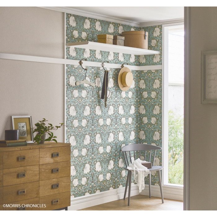 HZ-4013 MORRIS CHRONICLES DIGITAL PRINT WALLCOVERING PIMPERNEL