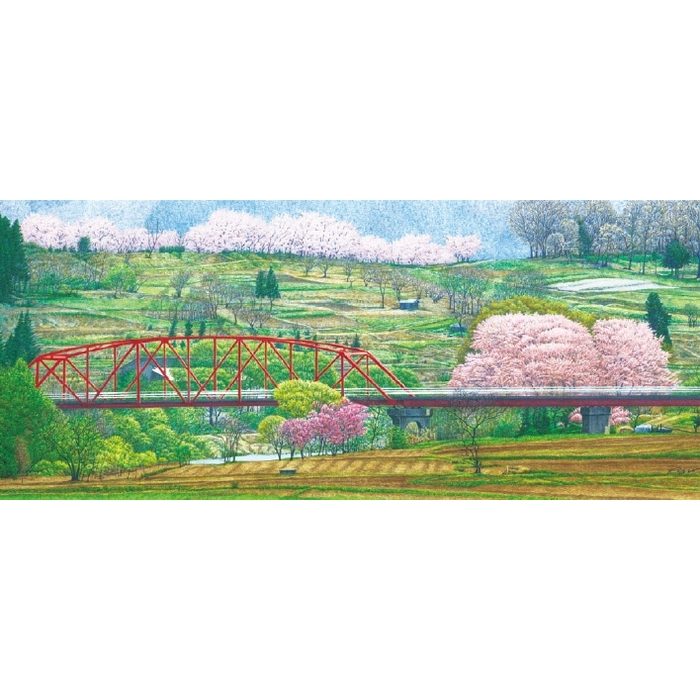 D8101WE ウィル インクジェットプリント壁紙 デジタル・デコ 心の風景 かすみ桜 塩ビ石目 W90cm×H189cm