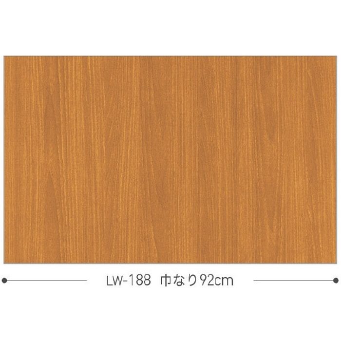 LW-188 ウィル 壁紙 マテリアル 巾92cm ウォールナット板目（目地なし）