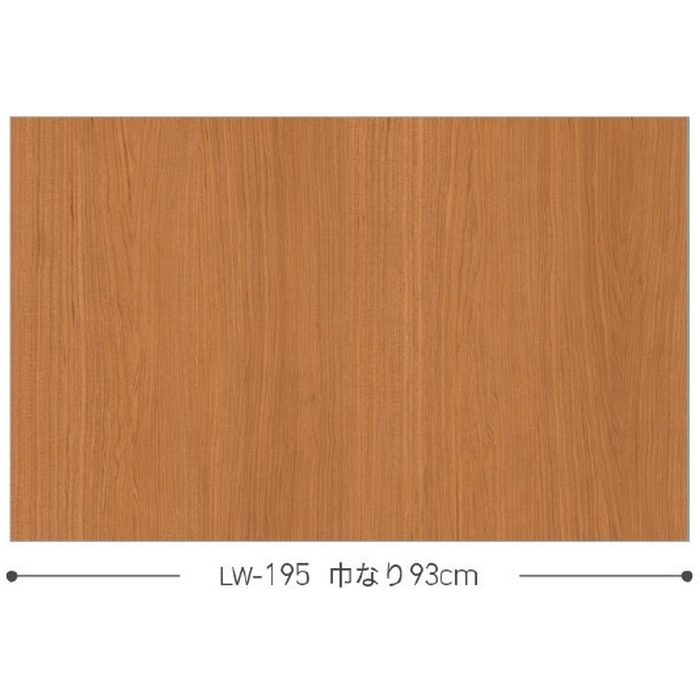 LW-195 ウィル 壁紙 マテリアル 巾93cm チェリー板柾（目地なし）