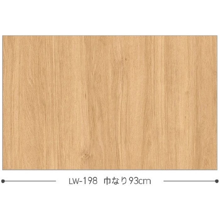 LW-198 ウィル 壁紙 マテリアル 巾93cm オーク板柾（目地なし）