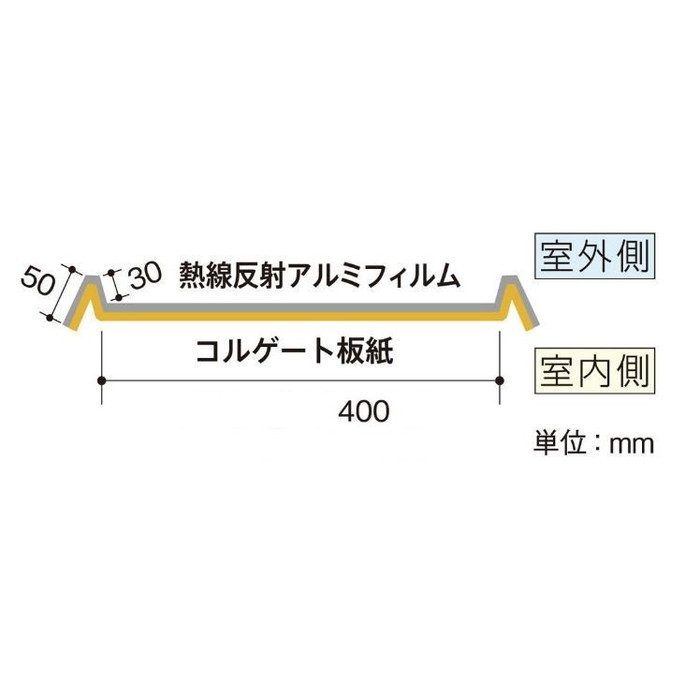 106048 遮熱通気スペーサー 風通し銀次郎 3×560×850mm 455ピッチ 50枚入