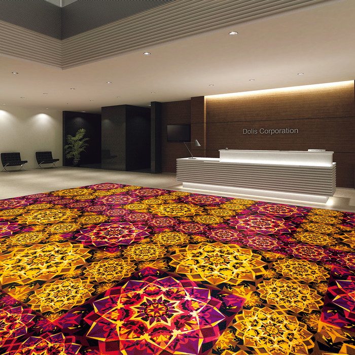 EXC2511F エクスクローム2000タイルカーペット 9mm厚×500mm×500mm 4枚/セット