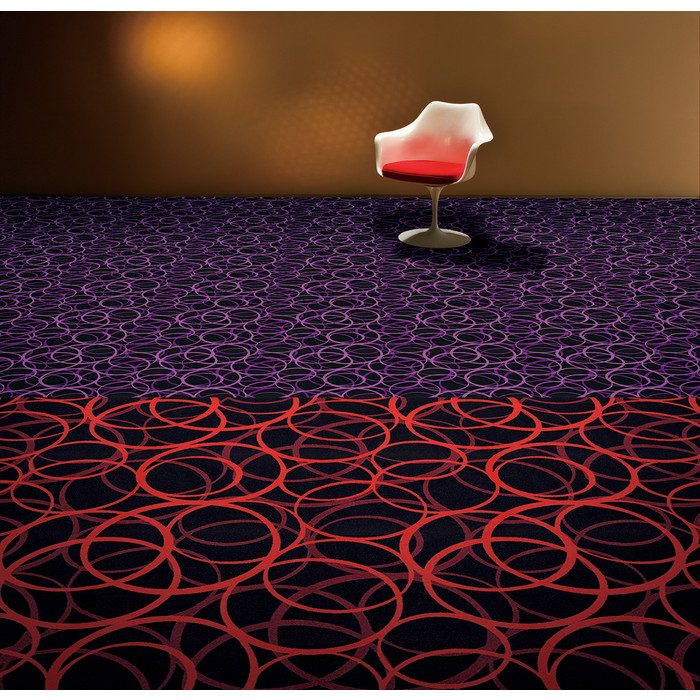 EXC2518 エクスクローム2000タイルカーペット 9mm厚×500mm×500mm 4枚/セット