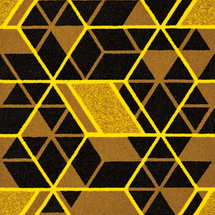 EXC2523F エクスクローム2000タイルカーペット 9mm厚×500mm×500mm 4枚/セット