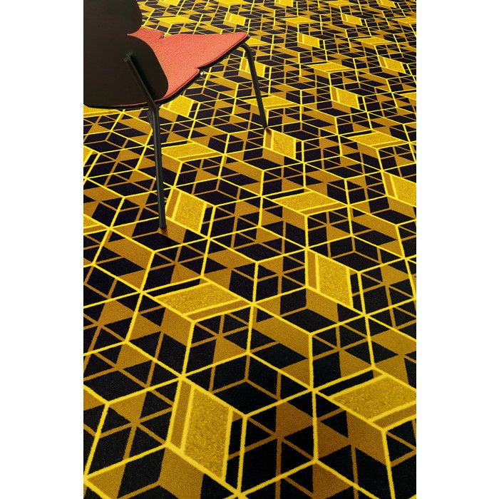 EXC2523F エクスクローム2000タイルカーペット 9mm厚×500mm×500mm 4枚/セット