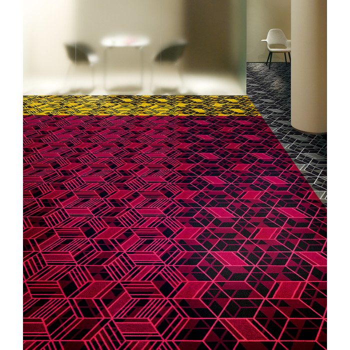 EXC2526F エクスクローム2000タイルカーペット 9mm厚×500mm×500mm 4枚/セット