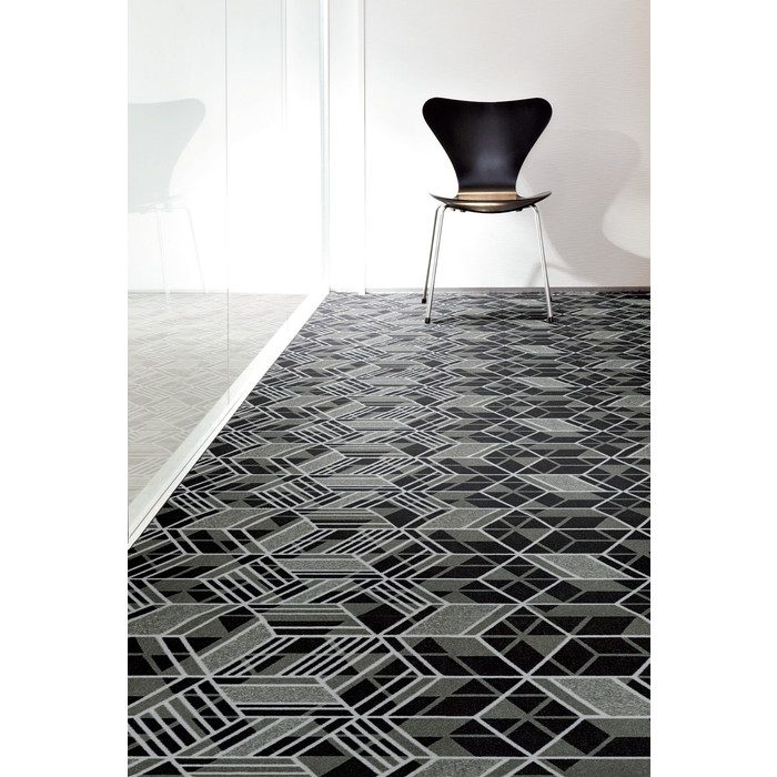 EXC2527F エクスクローム2000タイルカーペット 9mm厚×500mm×500mm 4枚/セット