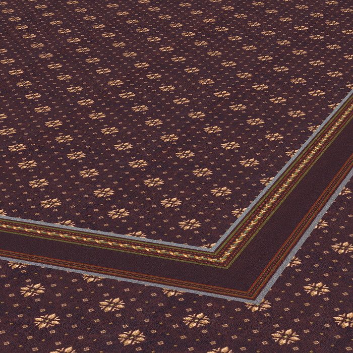 EXC2545F エクスクローム2000タイルカーペット 9mm厚×500mm×500mm 4枚/セット