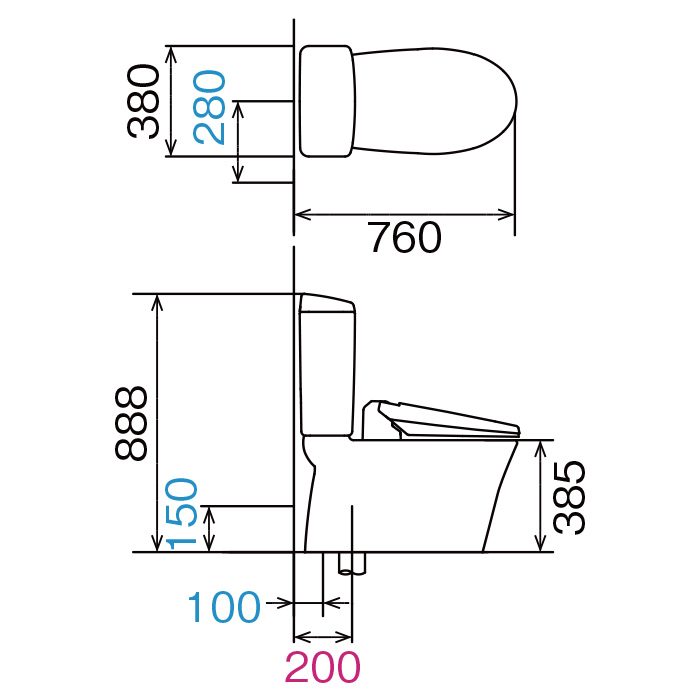 YBC-Z30S+DT-Z350/BW1 アメージュ ECO5 便器＋タンクセット アクアセラミック 床排水（Sトラップ） 手洗なし 一般地 ピュアホワイト