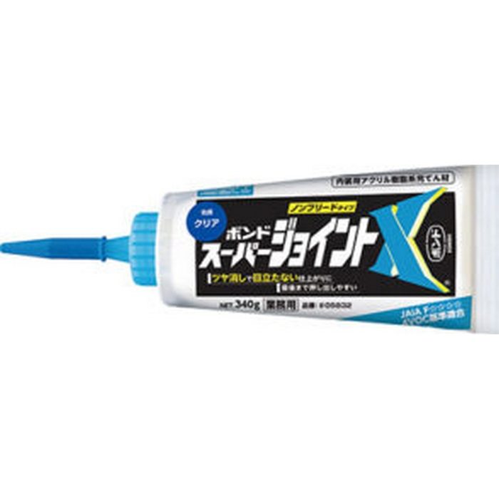 #247219 ボンド スーパージョイントX クリア ツヤ消し 340g 18本入（6本×3）