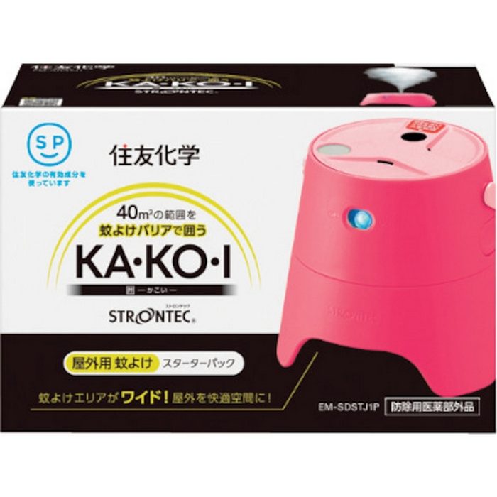 EM-SDSTJ1P 住化 STRONTEC KA・KO・I 屋外用蚊よけ スターターパック ピンク