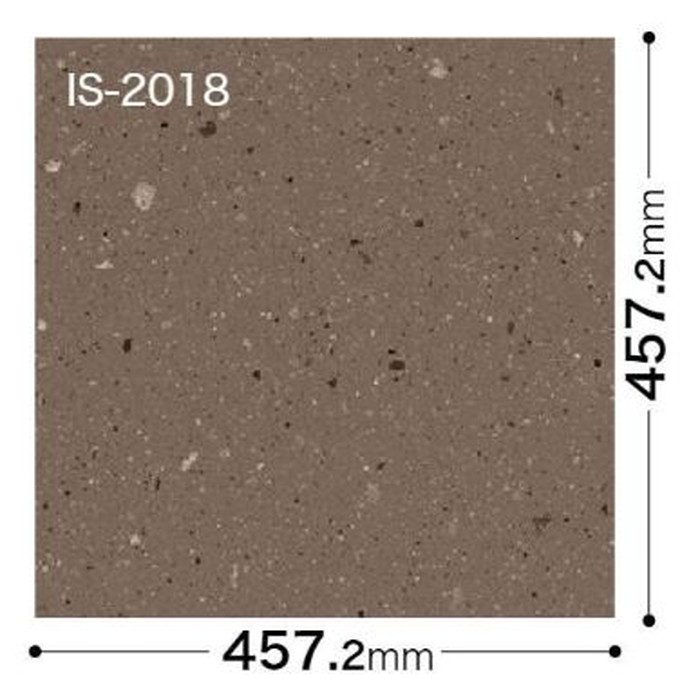IS2017  フロアタイル ストーン＆アクセント シックテラゾー 2.5mm×457.2mm×457.2mm【セール開催中】