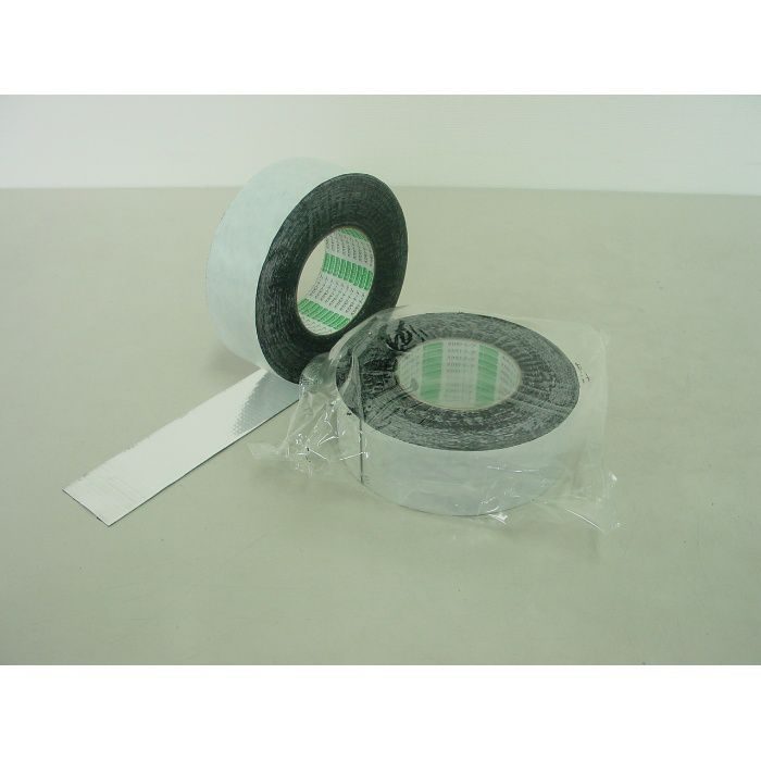 防水アルミブチルテープ(片面タイプ) BM-01 シルバー 50mm巾×20m巻 16巻/ケース