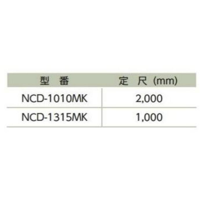 カーストッパー NCD-MＫタイプ(スリット入り) NCD-1315MK ブラック 1m