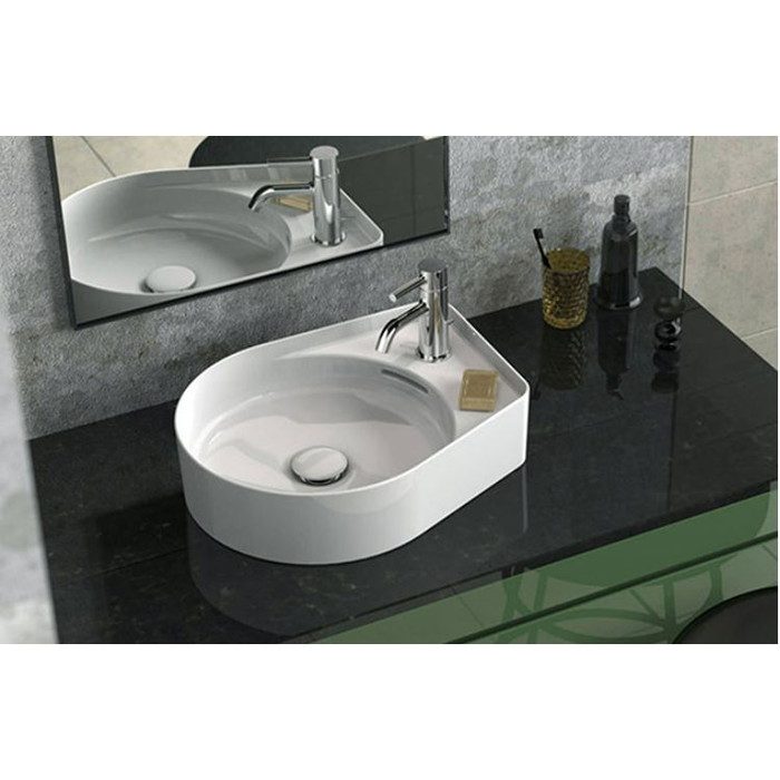 AU12281R バル LAUFEN 洗面器 ベッセル オーバーフローあり 500×400mm ホワイト