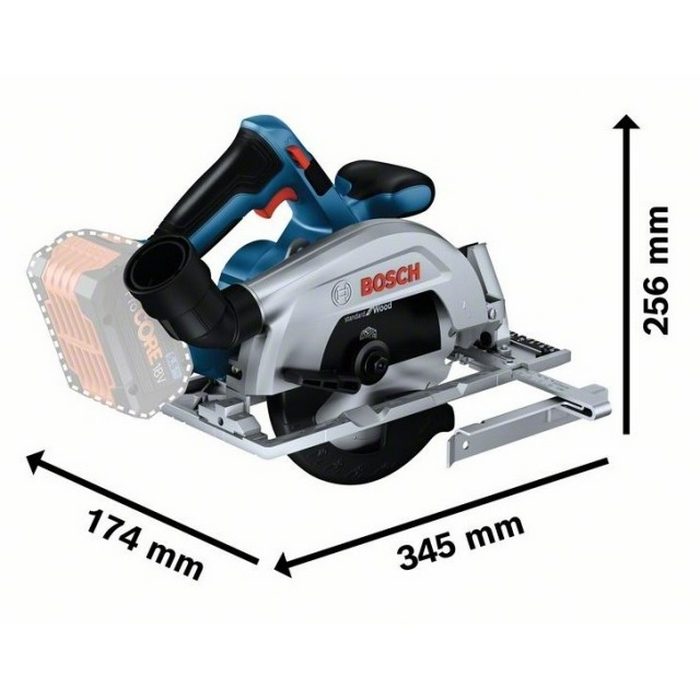 GKS18V-57-2H コードレス丸のこ本体のみ