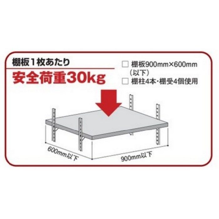 LS-721B SPG SUS棚柱 SUS430 L1819 ブラック焼付塗装 40本入