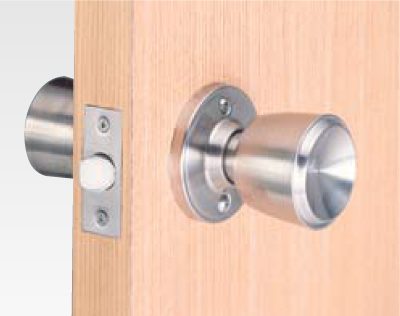 ドアロックシリーズ ハイス 空錠 ドアノブ バックセット60mm ステンレスヘアライン