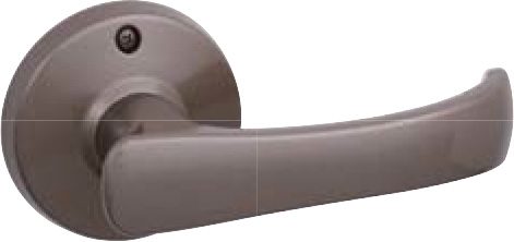 DT1-1M-MB ドアロックシリーズ TKレバー 取替用レバーハンドル 空錠 バックセット60mm 塗装ブラウン色