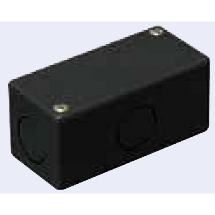 PVU-K ユニバーサルボックス ノックアウト 側面φ27mm・22（25）×4、底面φ27mm・22（25）×1 ブラック