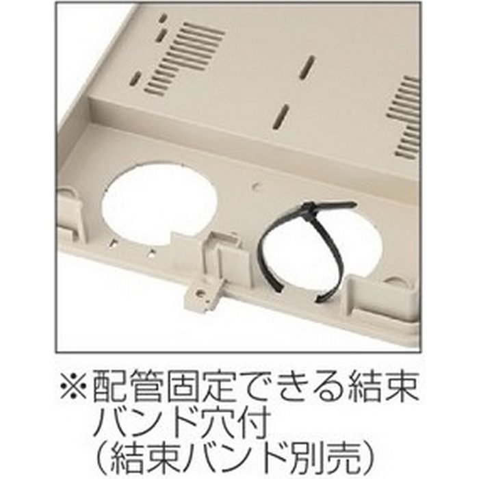 WPS-3K 電力量計ボックス（スマートメーター用・隠ぺい型）フロント透明カバー付 自己消化性樹脂製 適用電線サイズ22mm2 ブラック