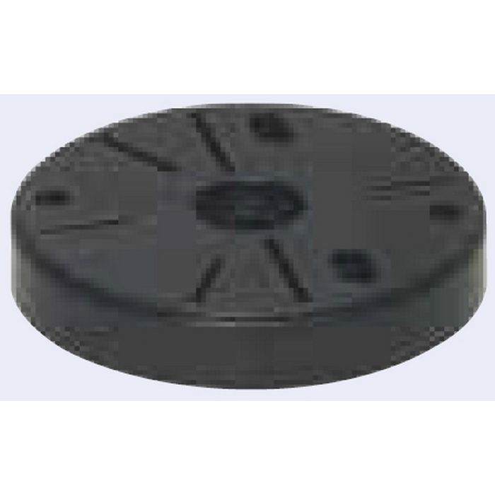 POW-105K ポリ台（照明器具取付用プラスチック絶縁台） 外寸φ109 ブラック