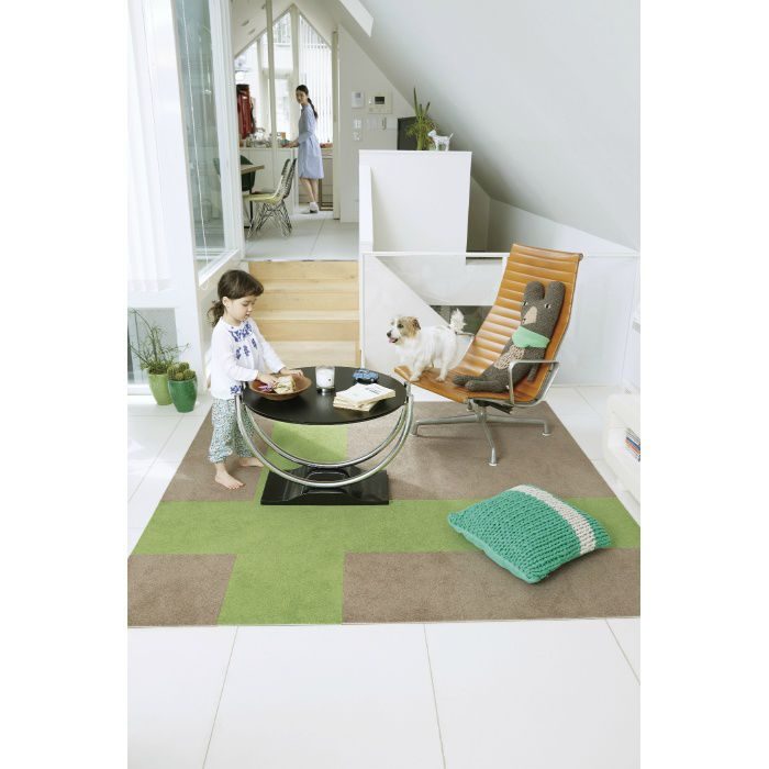 住宅用タイルカーペット スタイルキットカット KIT-52 メロン 40cm×40cm 2枚/セット
