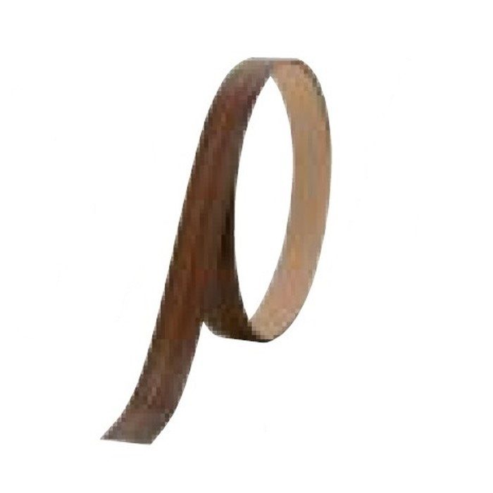 ZHKE301-2M-DK 仕上げてる収納 木口テープ 裏面テープ付 厚27mm用 幅30mm×2m巻 ダークブラウン色（ウォールナット柄）