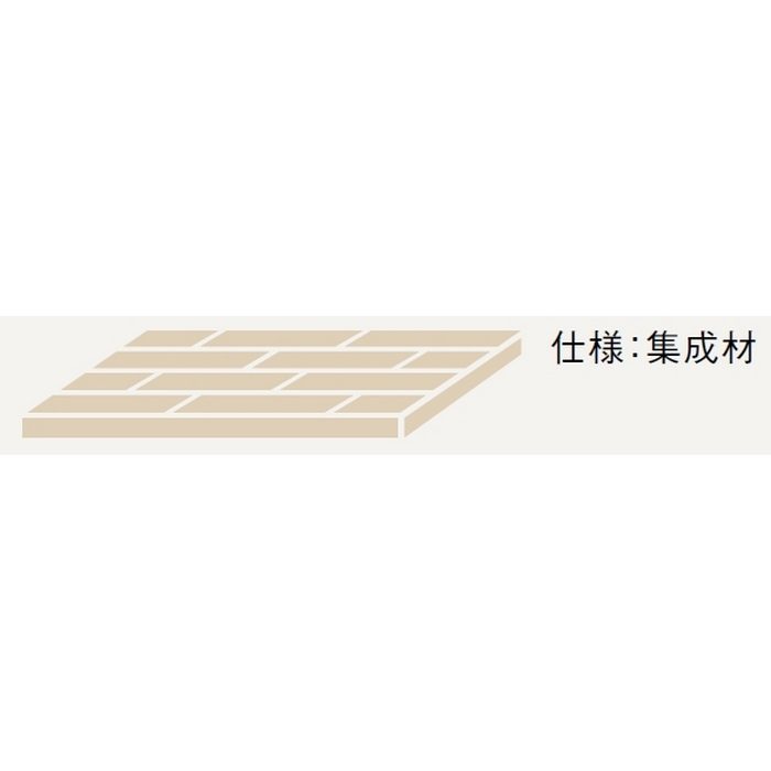 MTM1680D-D1I-B 無垢の木の収納 棚板 糸面 厚20×奥行145×長1680mm メープル クリア塗装