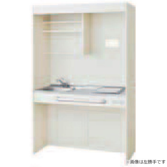 DMK12LGWD1F200R ミニキッチン オープンタイプ フルユニット IHヒーター200V シングルレバー水栓（一般地用） 右勝手 間口120cm アンティックホワイト