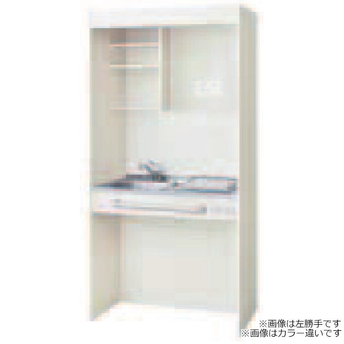 DMK09LGND1F200R ミニキッチン オープンタイプ フルユニット IHヒーター200V シングルレバー水栓（一般地用） 右勝手 間口90cm クリエペール