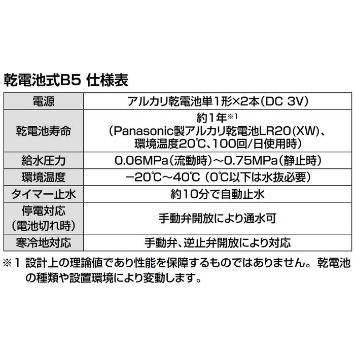SF-NAB454SYX キッチン用タッチレス水栓 ナビッシュ 乾電池式シンプルタイプ（B5） 一般地用