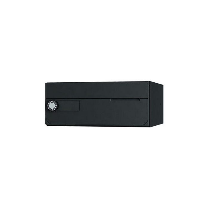 KS-MB7002PY-L-BK D-ALL 集合住宅用ポスト 前入前出 屋内タイプ MB7002PYタイプ 横開き 静音大型ダイヤル錠 W360×H150×D316.2 ブラック