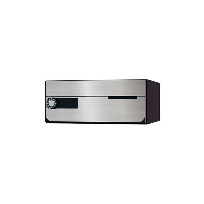 KS-MB7002PY-L-S D-ALL 集合住宅用ポスト 前入前出 屋内タイプ MB7002PYタイプ 横開き 静音大型ダイヤル錠 W360×H150×D316.2 ステンレスヘアーライン