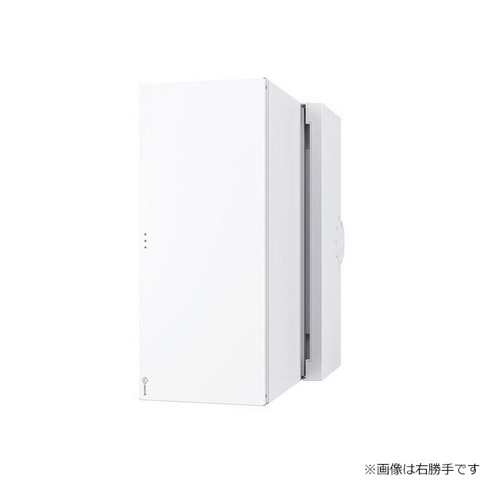 KS-MAB3-LLK-W クオール 戸建住宅用ポスト 前入横出 壁貫通・防滴タイプ MAB3タイプ 左勝手 W190×H390×D400 ホワイト