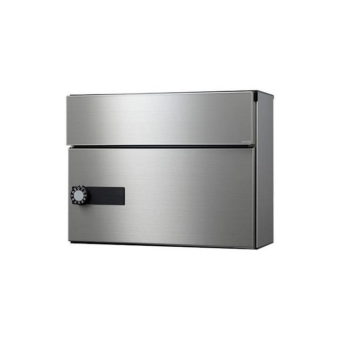 KS-MB35S-LK-S ポスト 前入前出 防滴タイプ MB35Sタイプ 可変ダイヤル錠 W386×H300 ステンレスヘアーライン