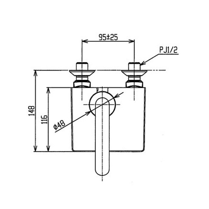 TLE26SS2W アクアオート（自動水栓） コンテンポラリタイプ 台付自動水栓 サーモ 発電タイプ スパウト長115mm TOTO 【アウンワークス通販】