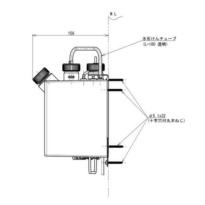 TLK01104JB オートソープディスペンサー（自動水石けん供給栓） 機能部 AC100V 1連 1Lタンク補給 TOTO【アウンワークス通販】