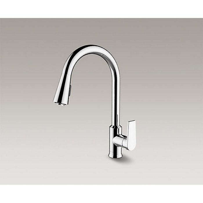 K-21367T-4-CP キッチン水栓 Taut H208mm ポリッシュドクローム