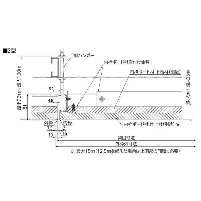 CGM245 外額縁・内目地タイプ天井点検口 額目地タイプ 2型ハンガー 450角 シルバー