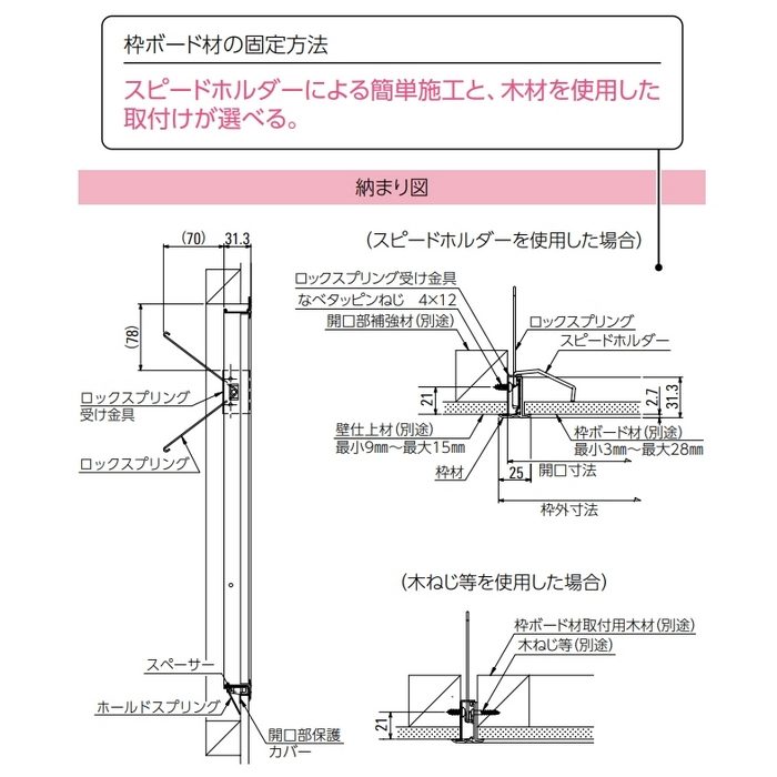 WSL60 1枠タイプ壁点検口 一般タイプ スプリングロック機構 600角 ホワイト
