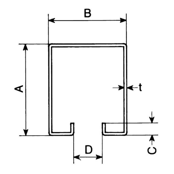 4TR18 トラックレール スチール製 4号／1820mm