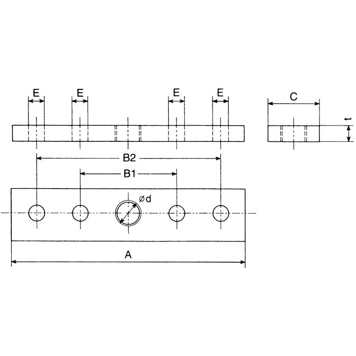 4PL プレート スチール製 4号