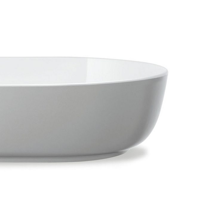 DV038142X-23 デュラビット ルフ 手洗器 ベッセル オーバーフローなし 420×270mm グレーサテンマット