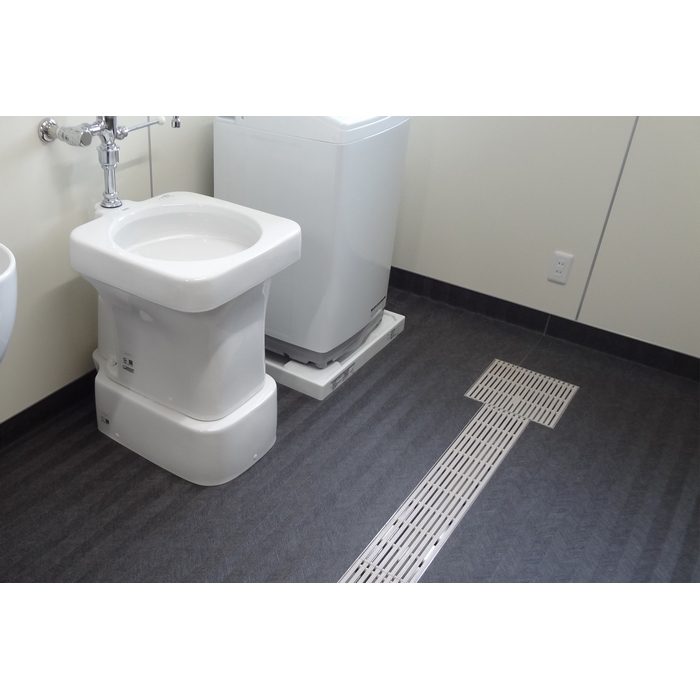 GRS-25K450-S セーフティグレーチングノンスリップタイプ樹脂製（ソフトタイプ） 集水マス（枠共） 448×448×25mm ホワイト