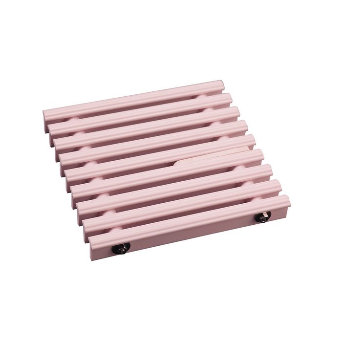 HRHY-53110-P 樹脂すのこユニット「SUGRA」 施設向けトラップ付 530×1100×26mm ピンク