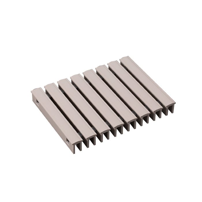 GAPR-25W150-B プール用樹脂グレーチング ノンスリップタイプ（曲線用） 150×1000×25mm ベージュ