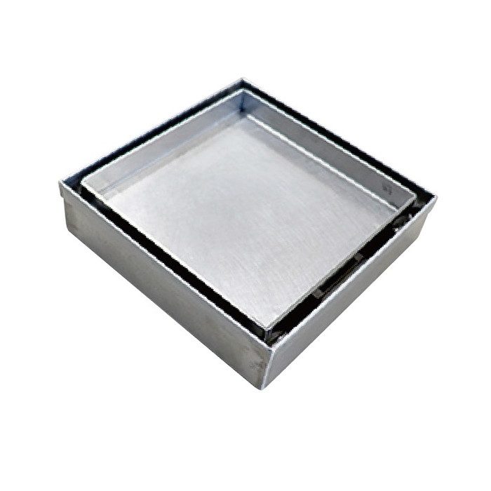 HTAZ-15L150 トラップ付排水ユニット 小川くん フリースタイルユニット 156角タイル用 144×144×36.5mm